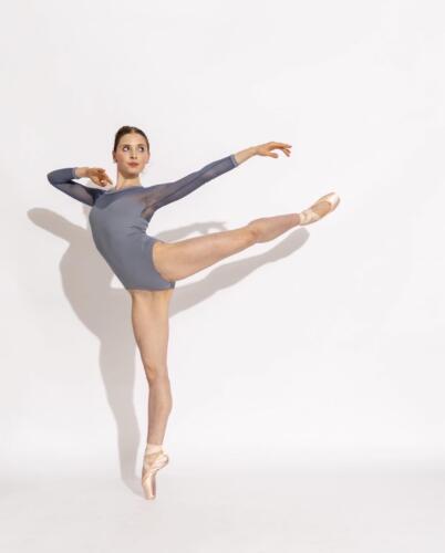 Hannah Martin in a studio dance portrait
