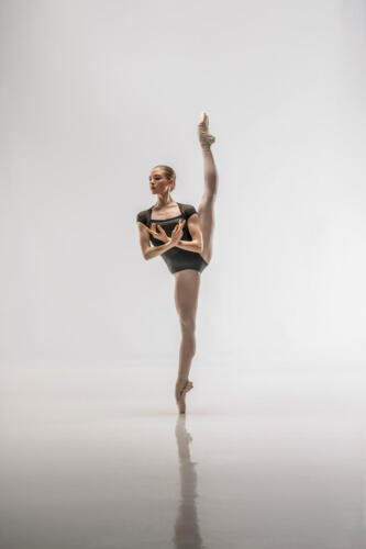 Hannah Martin in a studio dance portrait