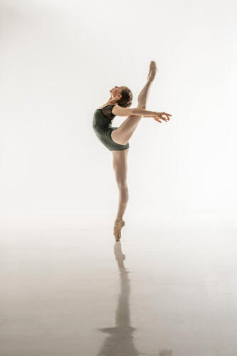 Hannah Martin in a studio dance portrait