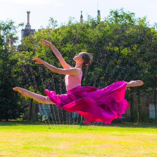 Hannah Martin in a creative dance photograph
