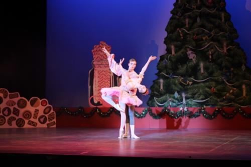 Hannah Martin performing on stage