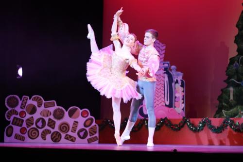 Hannah Martin performing on stage