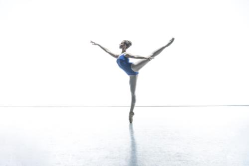 Hannah Martin in a studio dance portrait