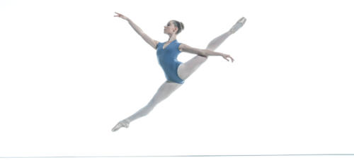 Hannah Martin in a studio dance portrait