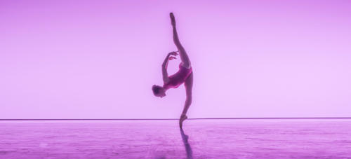 Hannah Martin in a studio dance portrait