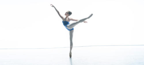 Hannah Martin in a studio dance portrait