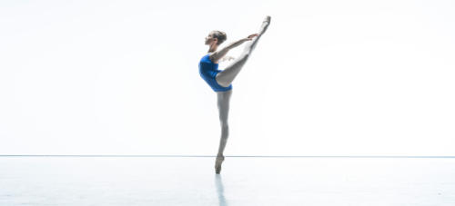 Hannah Martin in a studio dance portrait